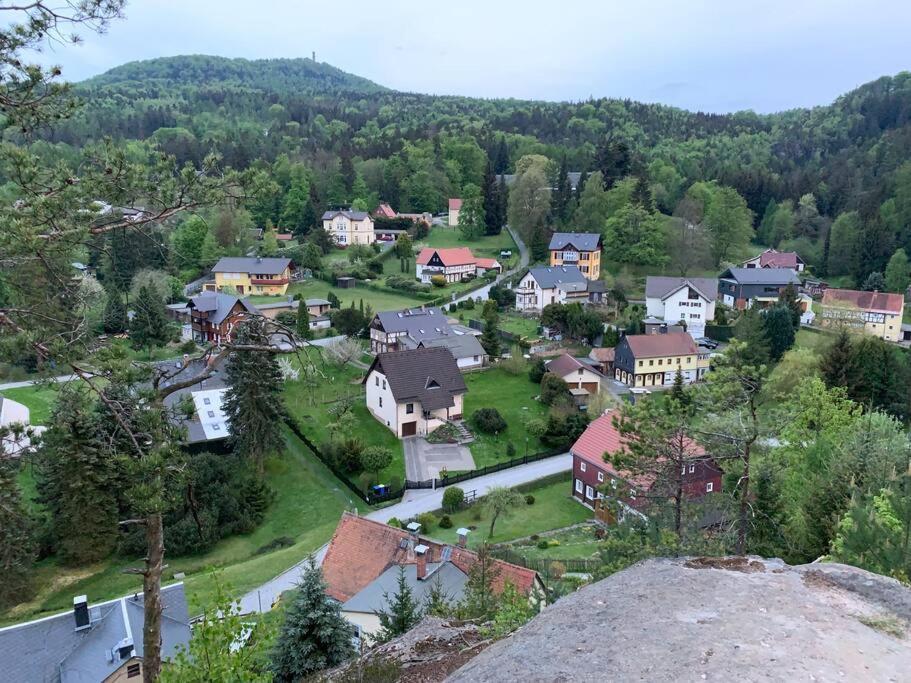 Waldferienhaus Dunja Mit Whirlpool, Sauna U Garten Hain  Экстерьер фото